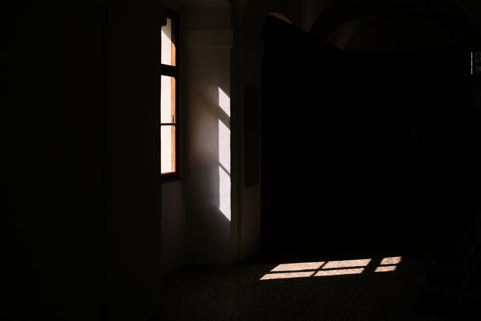 Light and shadow representing duality