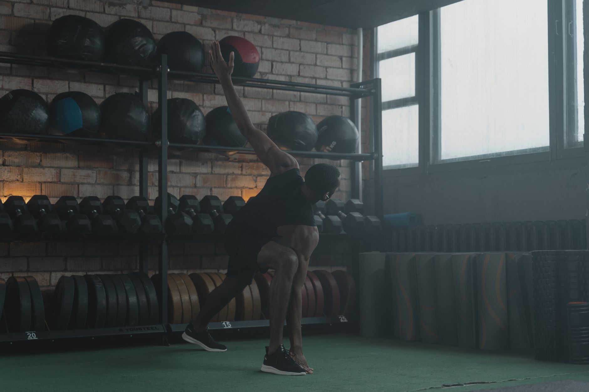 Person exercising for fitness