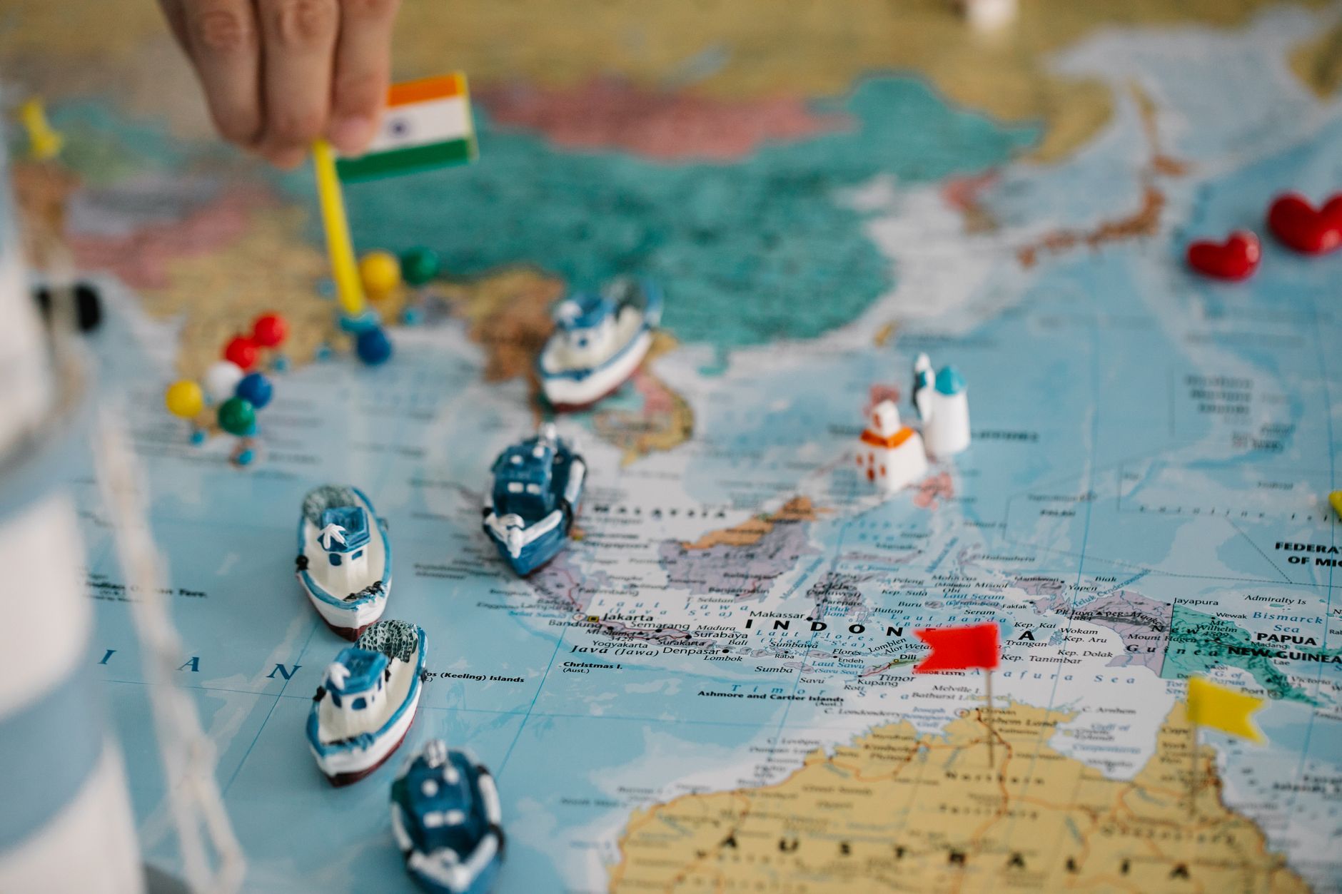 World map and geopolitics concept